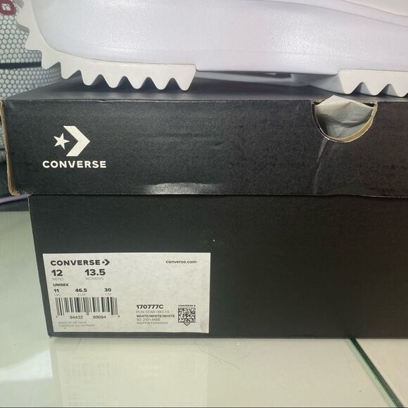 🆕 Converse	Run Star Hike High 'Triple White' - Mens Sizes - Picture 15 of 15